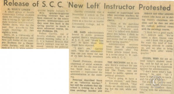 Release of instructor 11/14/68