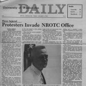 Protesters Invade NROTC Office, 10/3/1969
