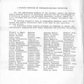A Faculty Position On Corporate-Military Recruiting, 4/24/1969