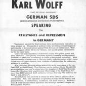 Karl Wolff Flyer 2/26/69