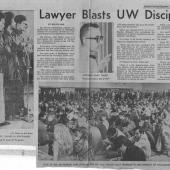 Lawyer Blasts UW Discipline, SPI, 4/5/1969
