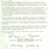 SCC SDS rally, April 1969 leaflet