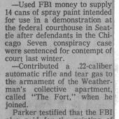 FBI Informer Airs Secrets Learned While Posing As Fellow Weatherman, 12/21/70 pt. 2