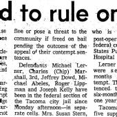Panel assigned to rule on bail denial. Seattle Times, 12/18/70
