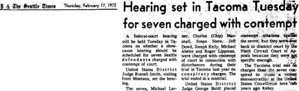 Seattle Times 2/17/1972