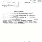Court order for dismissal of Seattle 7 indictment, March 22, 1973