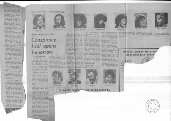 Conspiracy Trial Opens Tomorrow, The Seattle Times, 11/22/1970