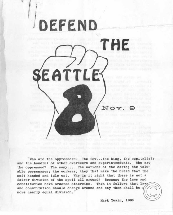 Defend The Seattle 8, 11/9 pt. 1