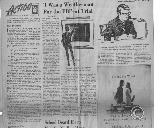 Conspiracy Trial Bombshell An FBI Informer, 12/3/1970 pt. 2