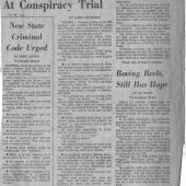 More Of The Bizarre At Conspiracy Trial, SPI, 12/4/1970 pt. 2