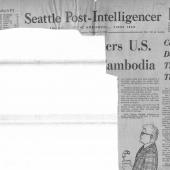 Tacoma Trial, New Outburst Brings Recess, Seattle PI, 12/1/1970 pt. 1