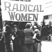 Radical Women banner at August 1971 rally