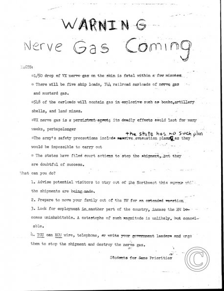 Nerve Gas