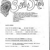 Soul Search flyer, Winter 1968