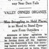 Yakima News Articles, 1933