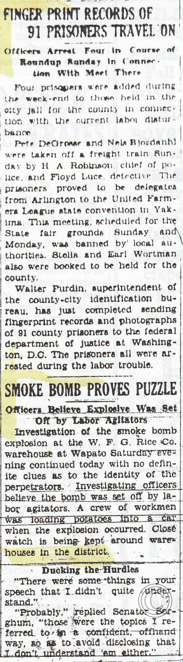 Yakima Daily Republic, August 28, 1933, pg. 6