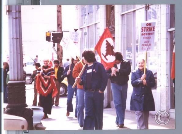 UFW solidarity, KC Auto Trades Strike, 1977