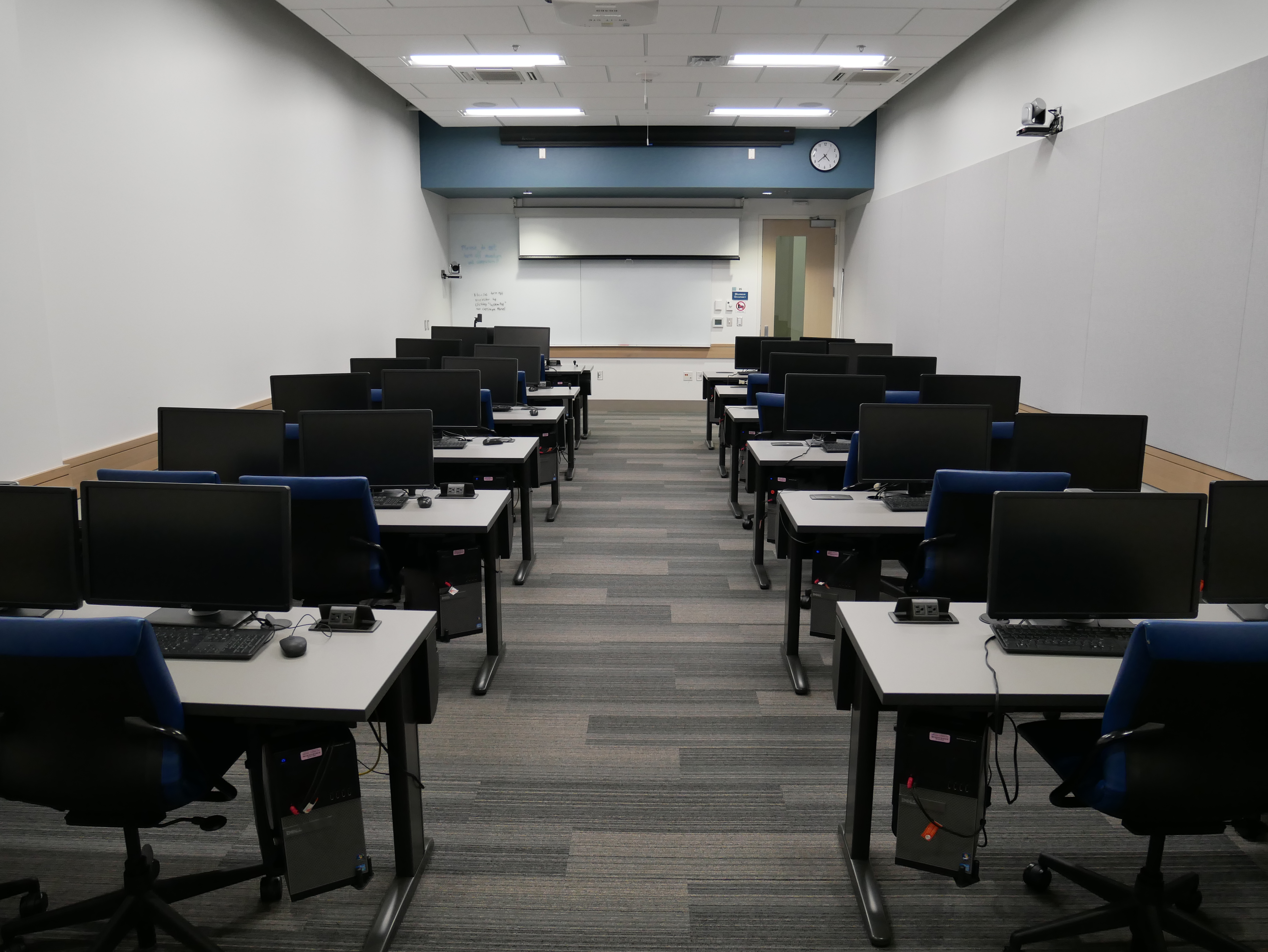 Empty classroom