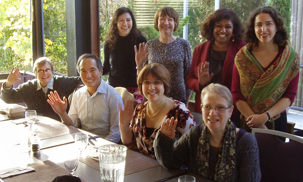 photo of SFLT Faculty smiliing and waving at the camera