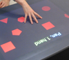 Hand on surface