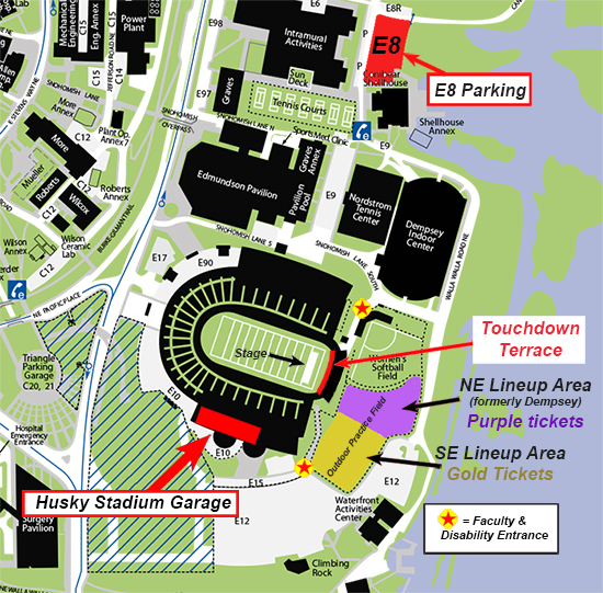 University Of Washington Husky Stadium Seating Chart