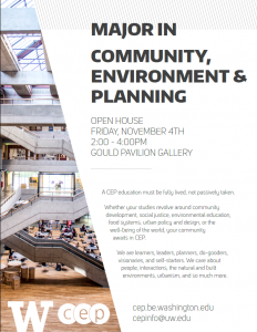 Major in Community, Environment & Planning