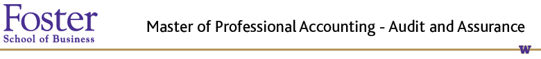 MASTHEAD: Master of Professional Accounting - Auditing & Assurance