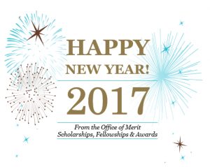 New Years 2017 greeting image