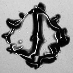 Description: thin film tensile delamination by laser-induced stress wave