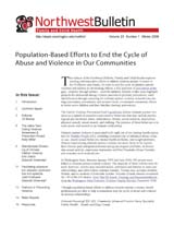 Image of first page of Northwest Bulletin: Family and Child Health