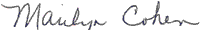 Marilyn's Signature