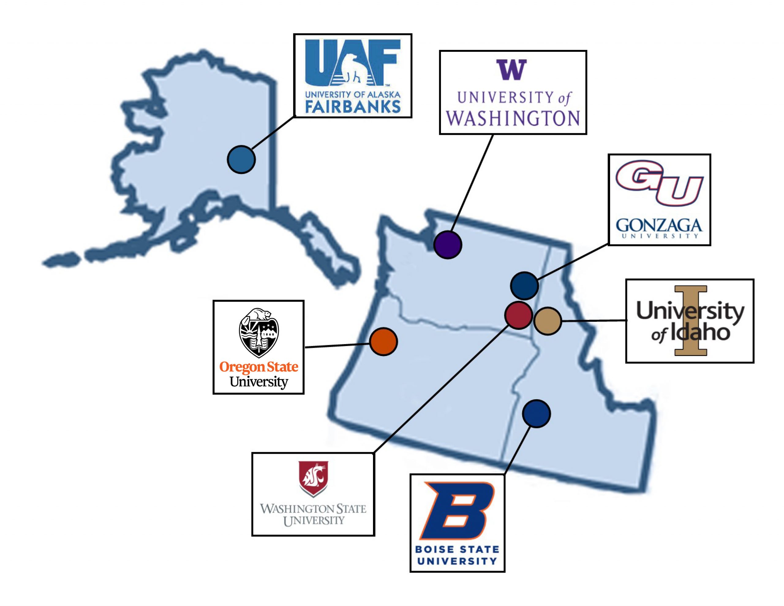 Washington State And Idaho Map Uf Summer B 2024