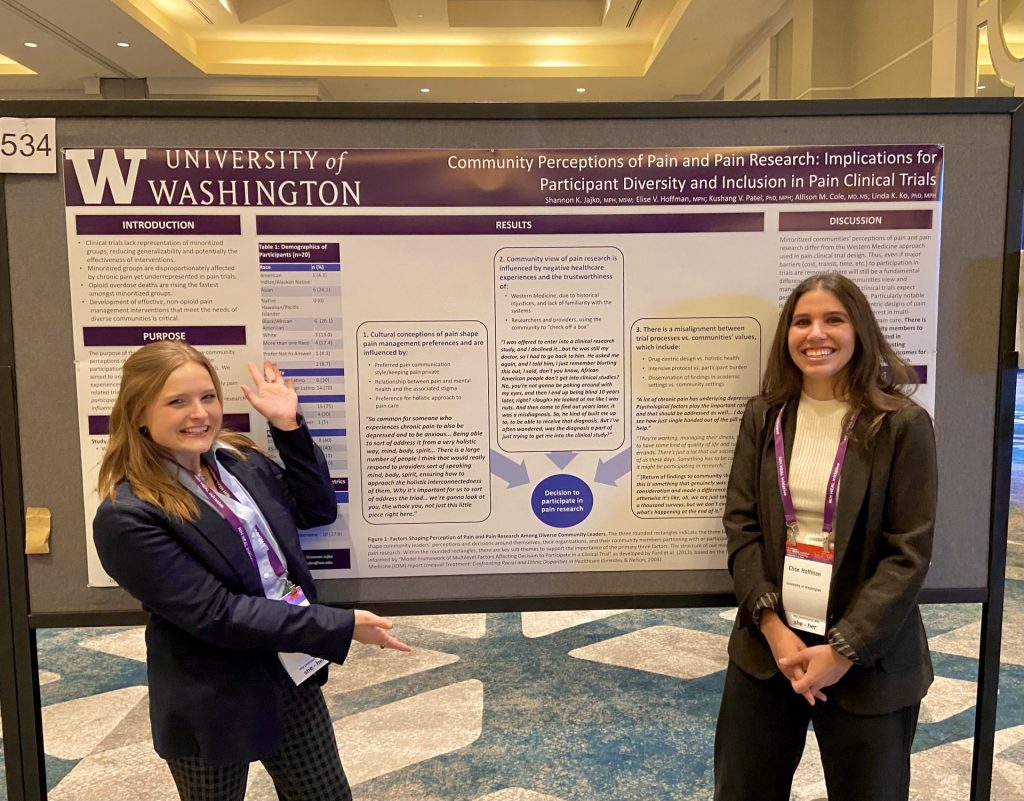 Shannon and Elise Presenting at the NIH HEAL Conference