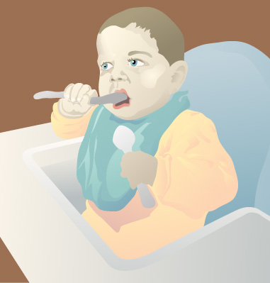 feeding self