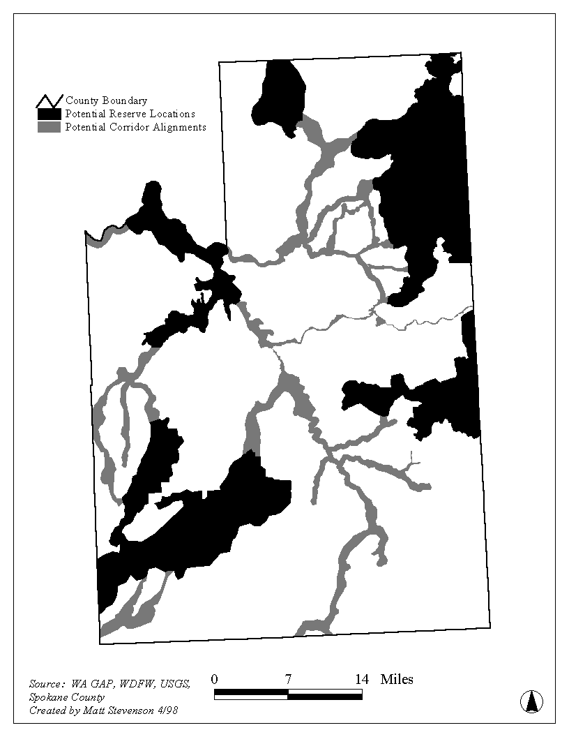 Potential Reserve and Corridor Map