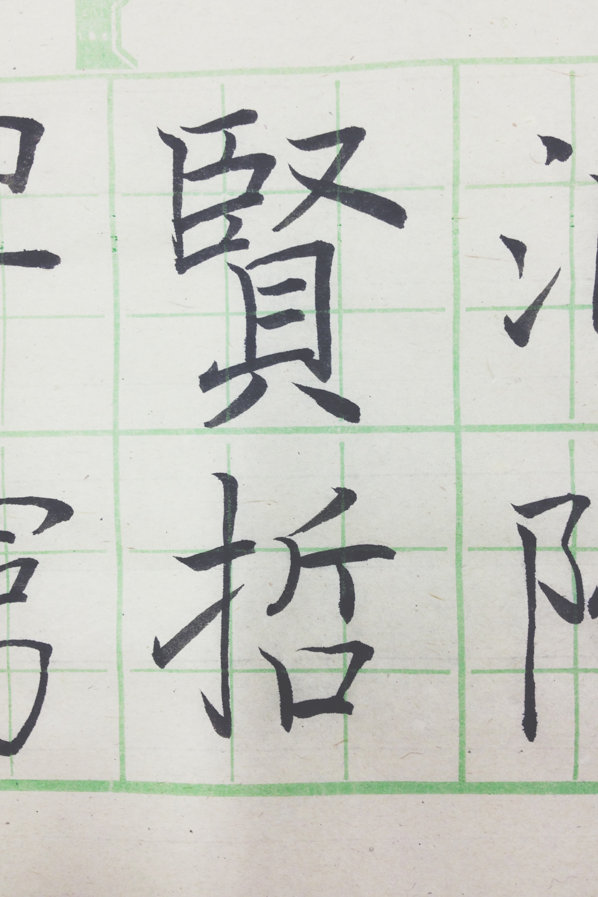 Chinese Calligraphy regular script after the style of Chu Suiliang