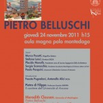 Flyer for lecture by Meredith Clausen at Universita Politecnica delle Marche, Ancona, Italy, on 24 Nov 2011