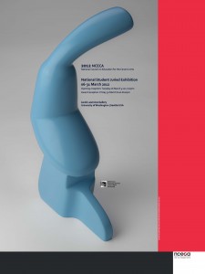 Poster for NCECA 2012 National Student Juried Exhibition at the Jacob Lawrence Gallery