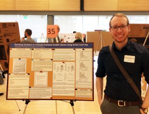 Dr. Jeremy Whitson at the UW Teaching and Learning Symposium.