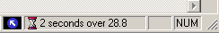 2 seconds over 28.8
