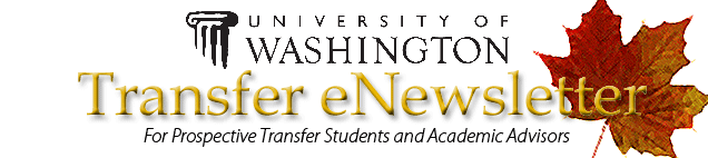 UW Transfer Student eNewsletter