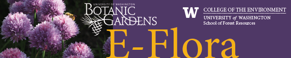 UW Botanic Gardens E-Flora header