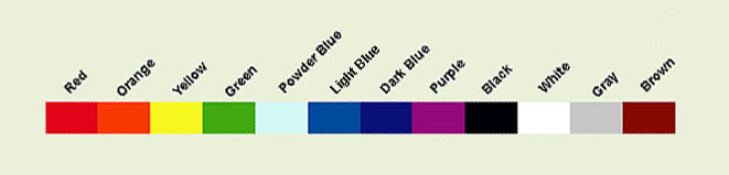 band colors