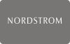 White text on a grey square with rounded corners reads "Nordstrom"