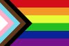 LGBTQIA+ progress pride flag