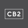 Grey background with white text that reads "CB2"