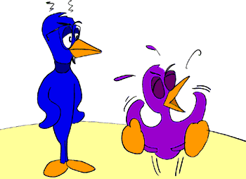 [Cartoon: Four year old Victor throwing a fit]