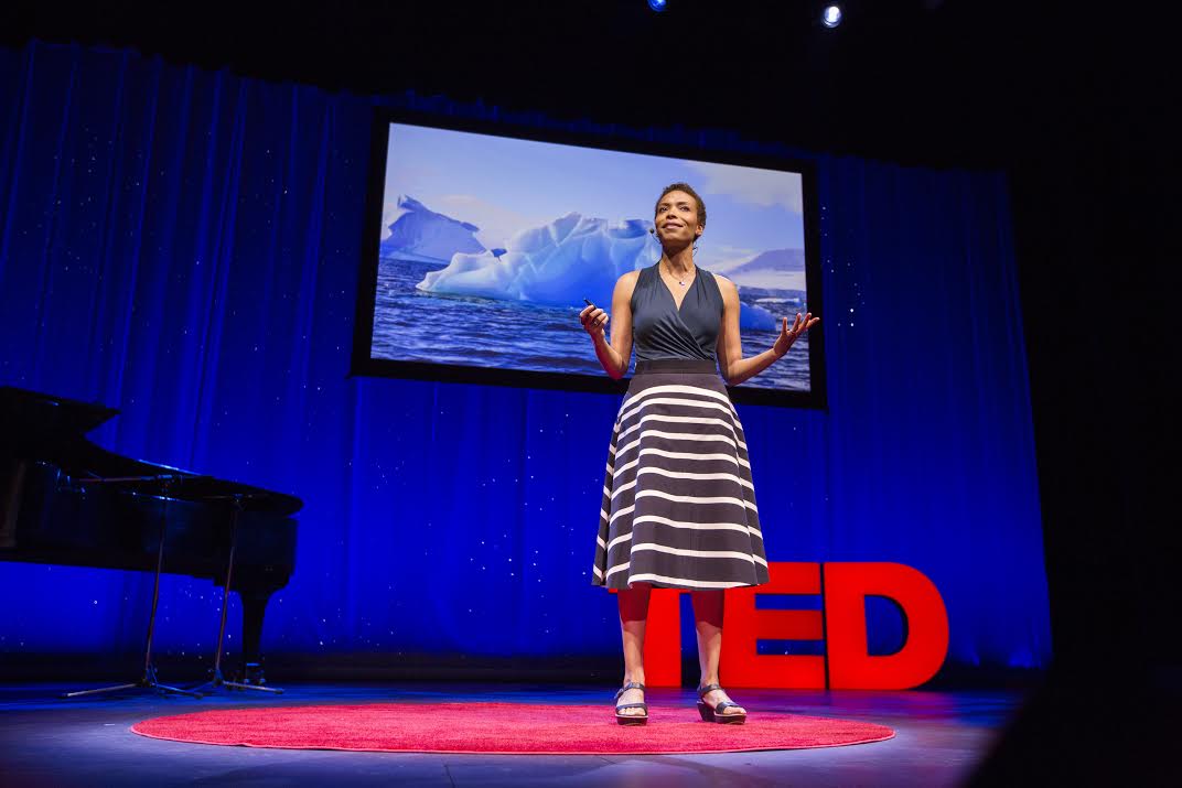 Aomawa on the TED stage