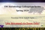 Spring 2020 Colloquium Will Be Held Online Only!