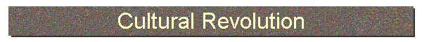 Cultural Revolution